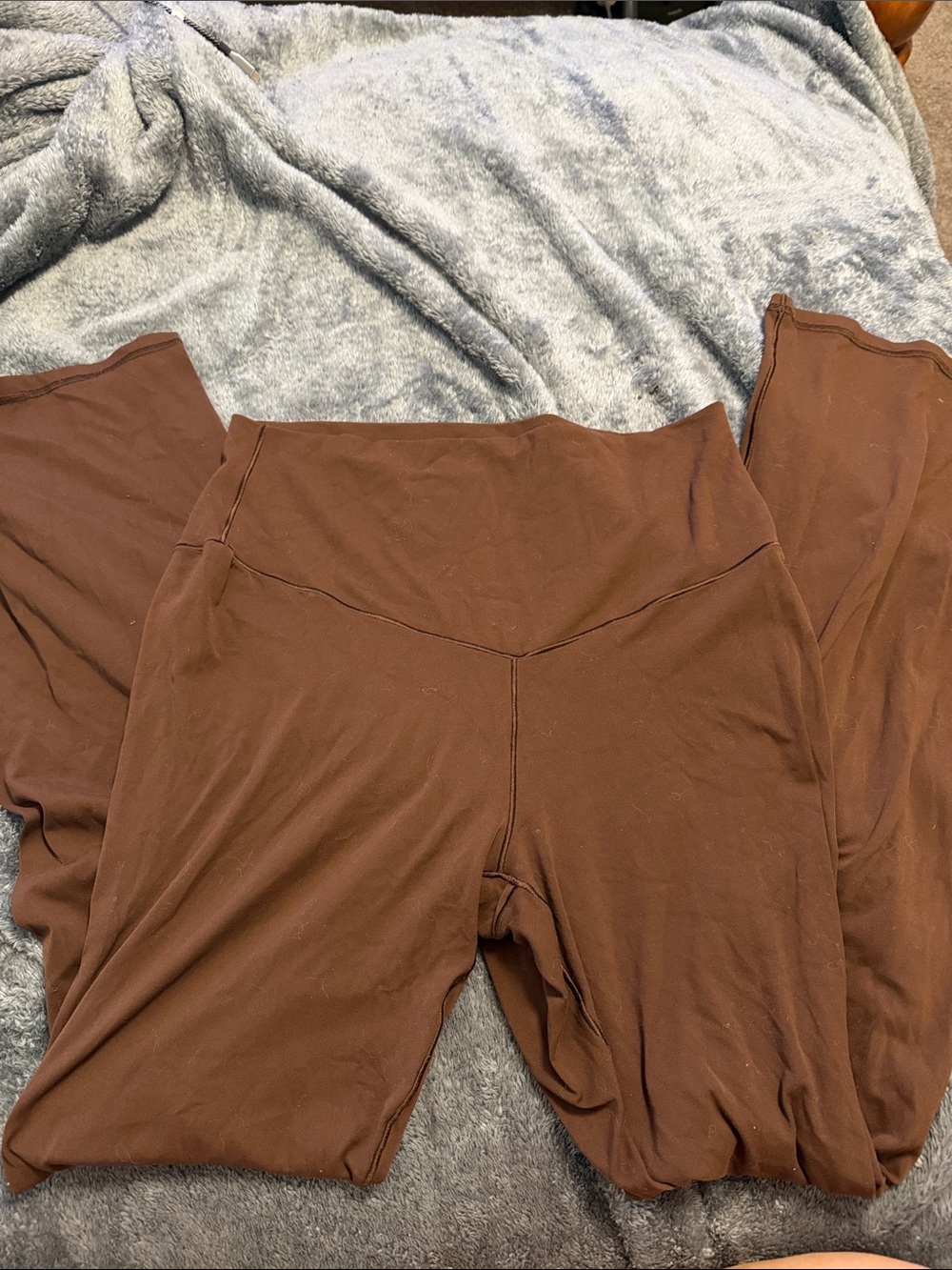 High-Waist Brown Yoga Leggings